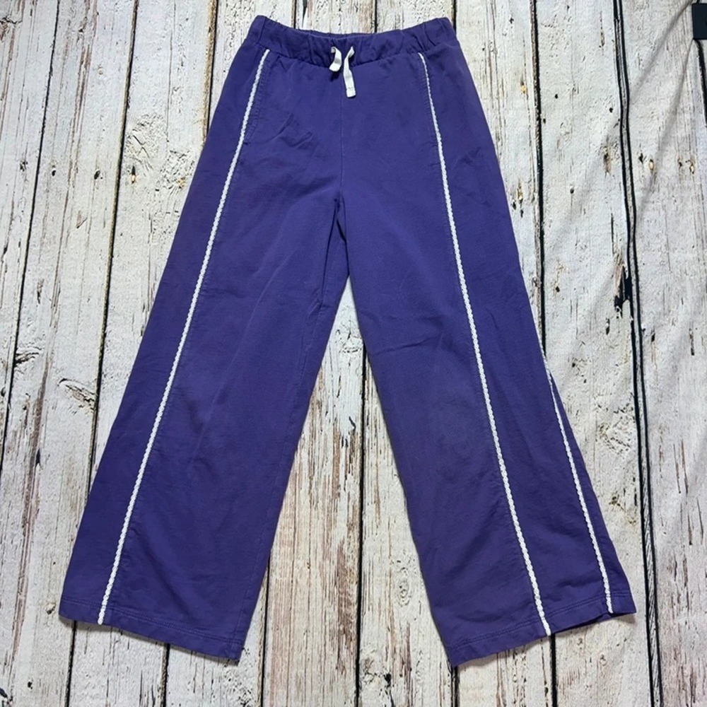 Tea collection purple wide leg pants Sz 10 girls